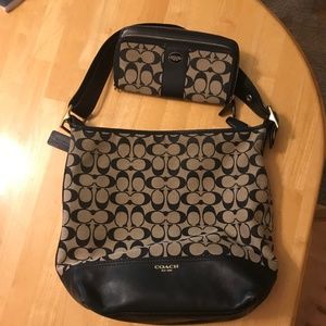 Coach purse and wallet